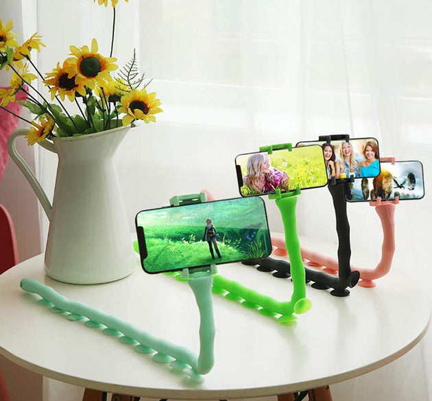 Cute multi-functional snake phone holder