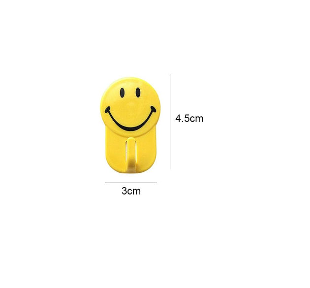 Smiley face hooks with 1 kg capacity