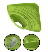 Corner sink strainer for kitchen waste