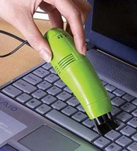 Convenient mini vacuum cleaner for cleaning hard-to-reach areas in cars and computers.