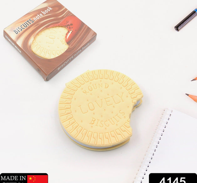 Diary notebook with a biscuit design and original biscuit smell