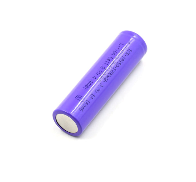 Flat-top lithium battery, 1200mAh, 3.7V, for high-capacity use.