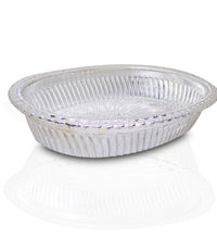 Royal design silver oval tray for serving and gifting.