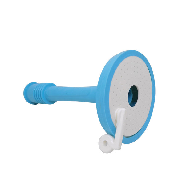 Adjustable faucet regulator for saving water with splash-proof design.