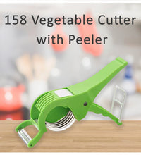 Vegetable peeler and cutter in one