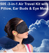 3-in-1 air travel kit with essentials.