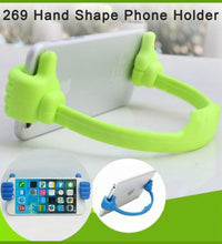 Hand-shaped phone stand, fun design