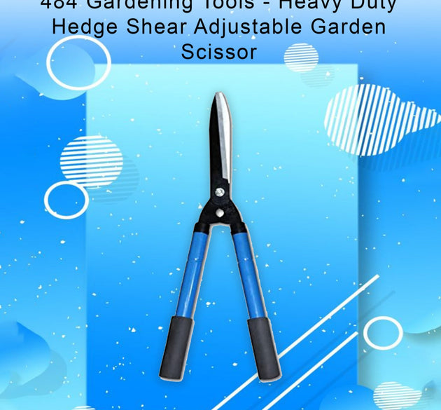 Gardening Tools - Heavy Duty Hedge Shear Adjustable Garden Scissor with Comfort Grip Handle