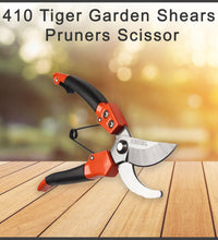 Comfortable garden scissors for trimming plants and bushes.