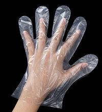 Transparent gloves pack detail