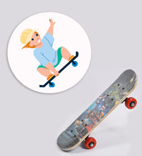 Cool wooden skateboard for kids and teens