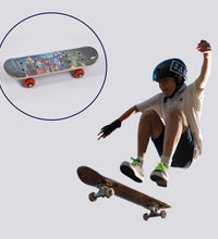 Wooden skateboard for casual and beginner skaters