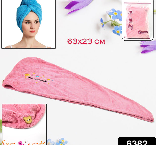 Microfiber Hair Wrap Towel Cap