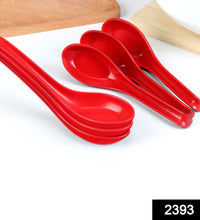 Unbreakable colorful soup and dessert spoons, food grade, microwave-safe.