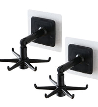 Brown box with 360° rotatable hooks for hanging