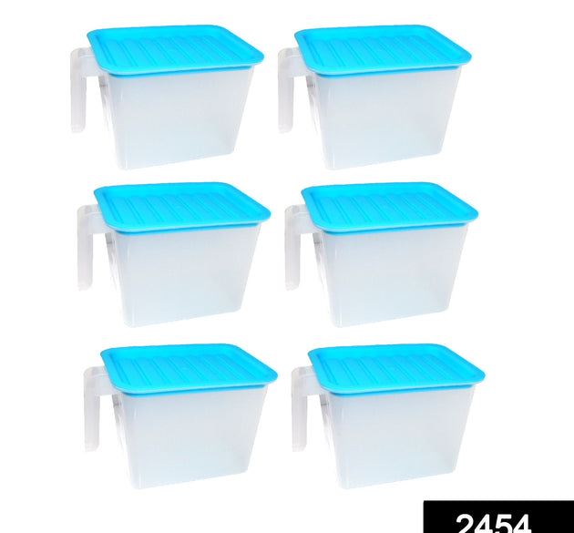 1100 ml airtight square containers for kitchen storage