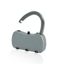 Stainless steel combination padlock with reset feature