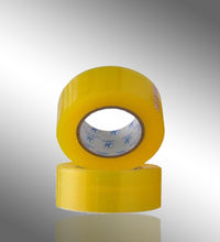 Transparent packing tape roll