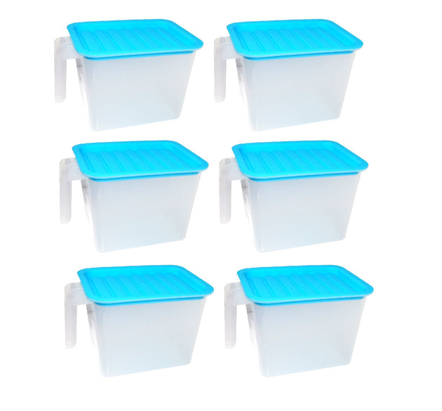 1100 ml airtight square containers for kitchen storage