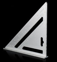 Double side scale triangle tool for accurate measures.