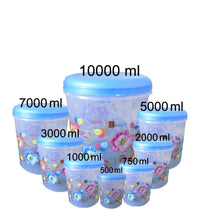 Durable plastic containers