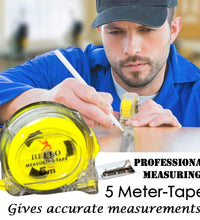 Durable 5-meter tape measure for professional use