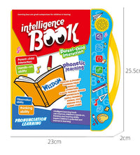 Interactive learning book for kids with numbers and letters