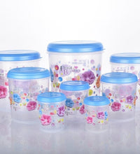 Airtight transparent container set