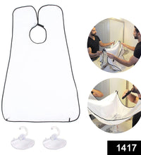 Hair clippings catcher bib for beard grooming