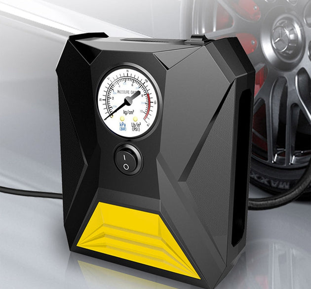 Mini portable air compressor pump for car tires