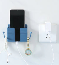 Wall-mounted mobile stand with hook design for various uses