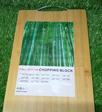 Chopping board with non-slip mat for secure cutting.