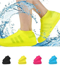 Waterproof silicone shoe covers, anti-skid for rain and biking