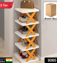 Shoe rack in white color