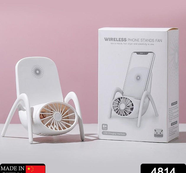 Portable Mobile Phone Holder Fan  Personal Fan Multi- Function Fan Handheld Charging Fan (Battery Not Include)