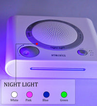 Close-up of sleep therapy machine showing control buttons.