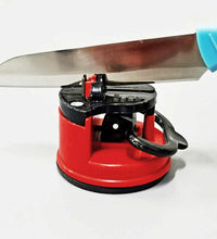 Knife sharpener with suction cup