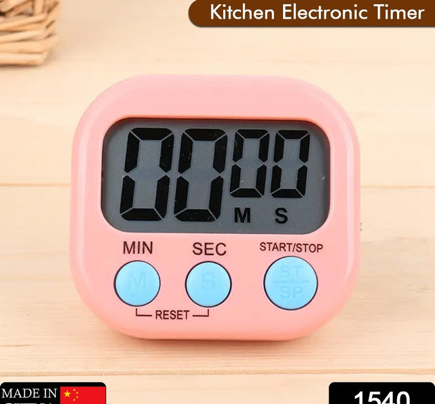 Digital kitchen timer with clear big digits