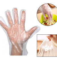 Clear gloves on hand