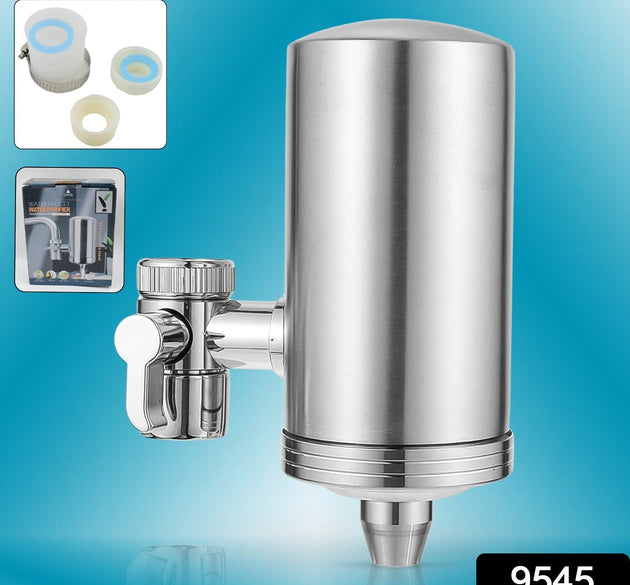 304 Stainless Steel Faucet Mount Water Filter, Water Purifier (1 Set)