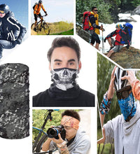 Multifunctional neck gaiter in a variety of vibrant colors