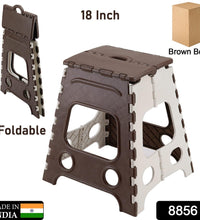 Compact and sturdy folding stool for kitchen and garden use.