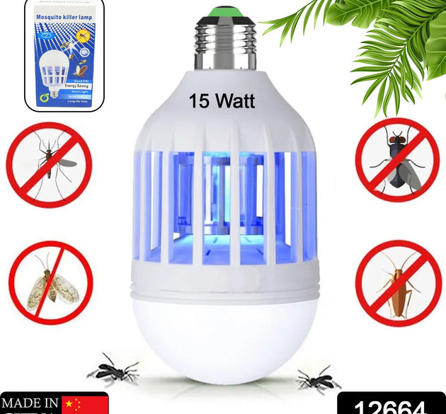 15W  Mosquito Killer Lamp E27 Summer Moths Flying Insects Led Zapper Mosquito Killer Lamp Light Bulb Household