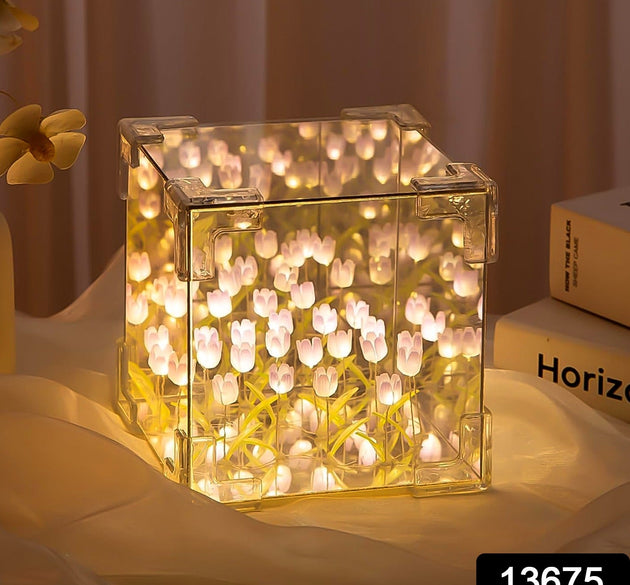 Cube Tulip Night Lamp 