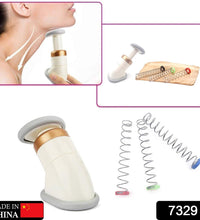 Facial massager for reducing double chin and enhancing jawline