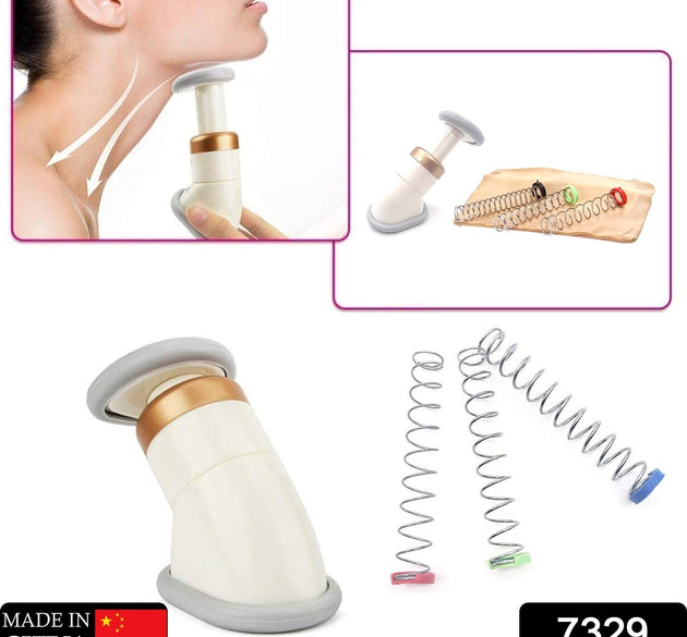 Massager for improving jawline and reducing double chin appearance