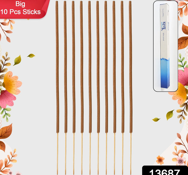 Premium Incense Sticks / Agarbatti for Everyday Use for Home, Office, Meditation and Pooja for Puja, & Other Festive Occassions, Agarbatti (10 Pcs Sticks / 40 Cm / Stand not included / Mix Flavor)