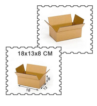 Brown box for product storage and shipping.