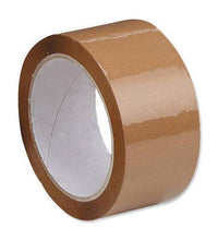 Transparent packing tape roll with 65 meters length.