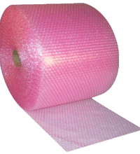 Antistatic bubble wrap for packaging